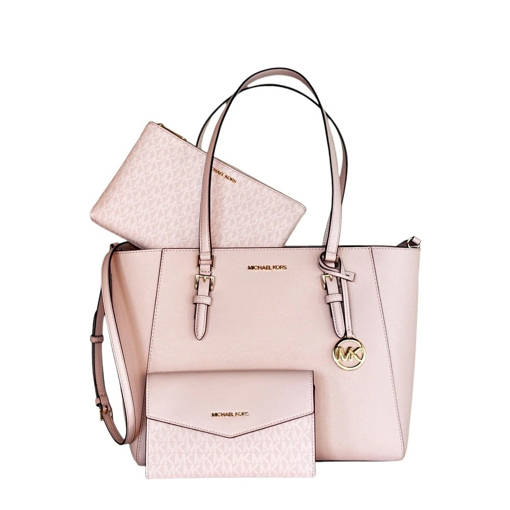 Michael Kors Blush Tote and Accessories Set